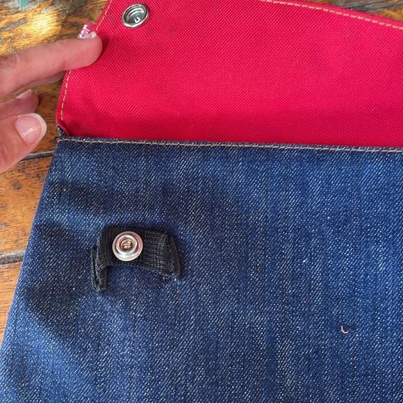 Levi’s Blue Denim Clutch - Picture 2 of 4